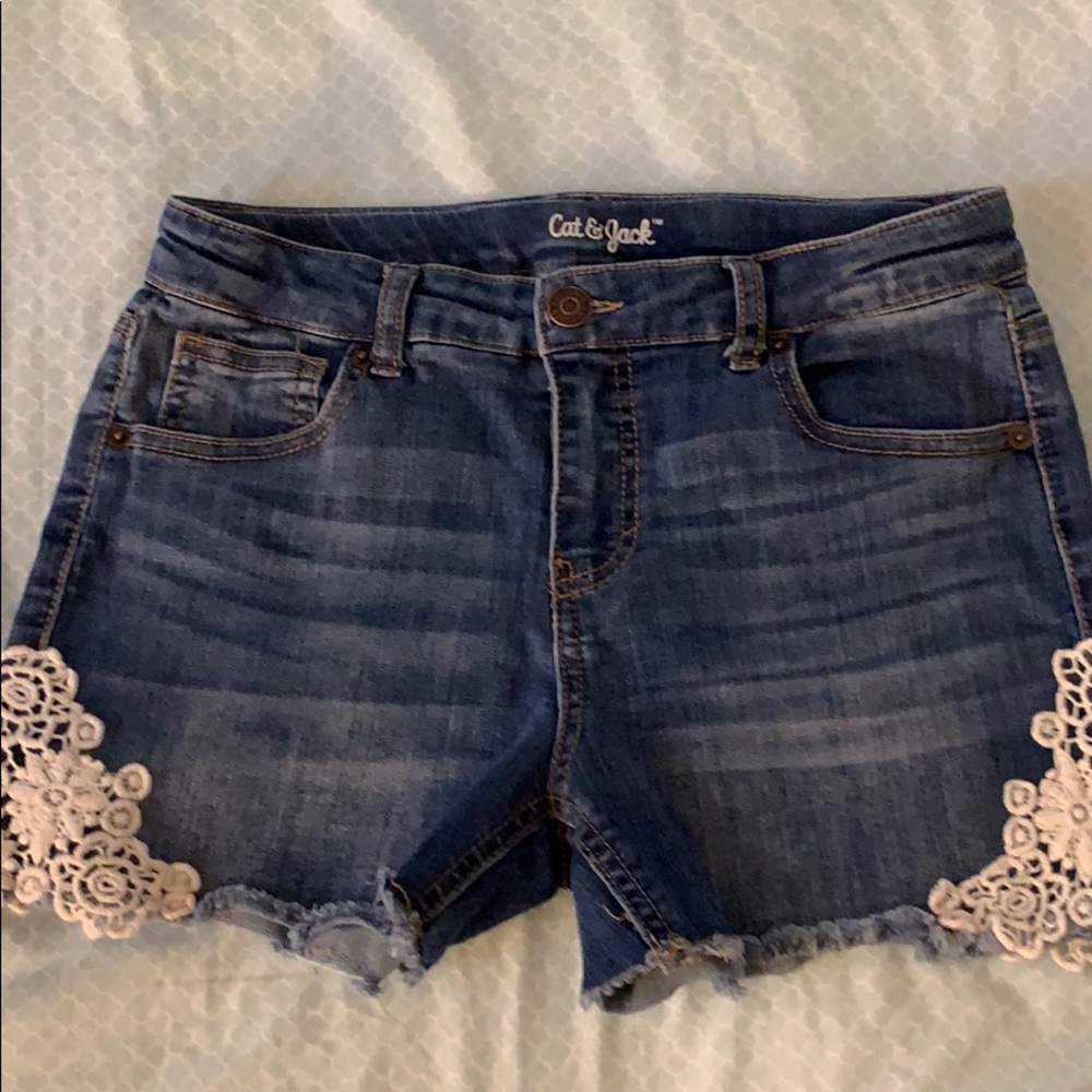 Cat & Jack denim shorts size XL